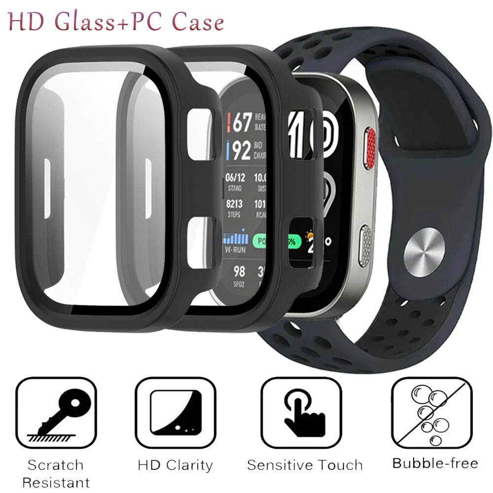 Amazfit Smartwatch Accessories - حافظة زجاجية عالية الدقة + غطاء