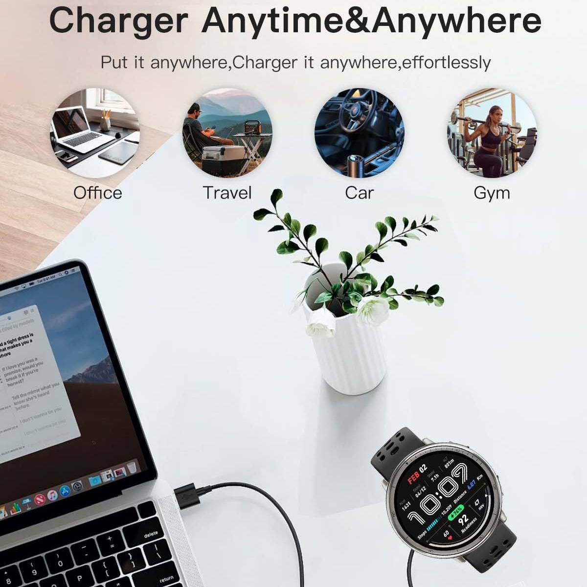 قاعدة شحن لساعات Amazfit Activ - مراجعة Amazfit Smartwatch Accessories وسعره