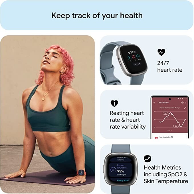 ساعة Fitbit Versa 4 الذكية الم - مراجعة Smartwatch Touch وسعره