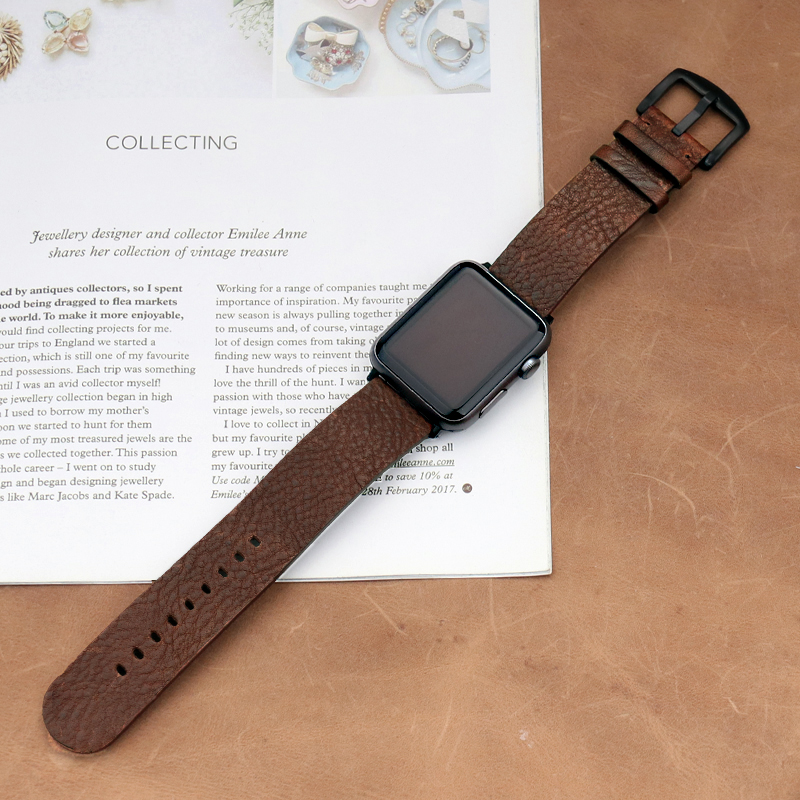 حزام calfskin l الإيطالي لساعة - مراجعة Smartwatch Accessories Shop وسعره