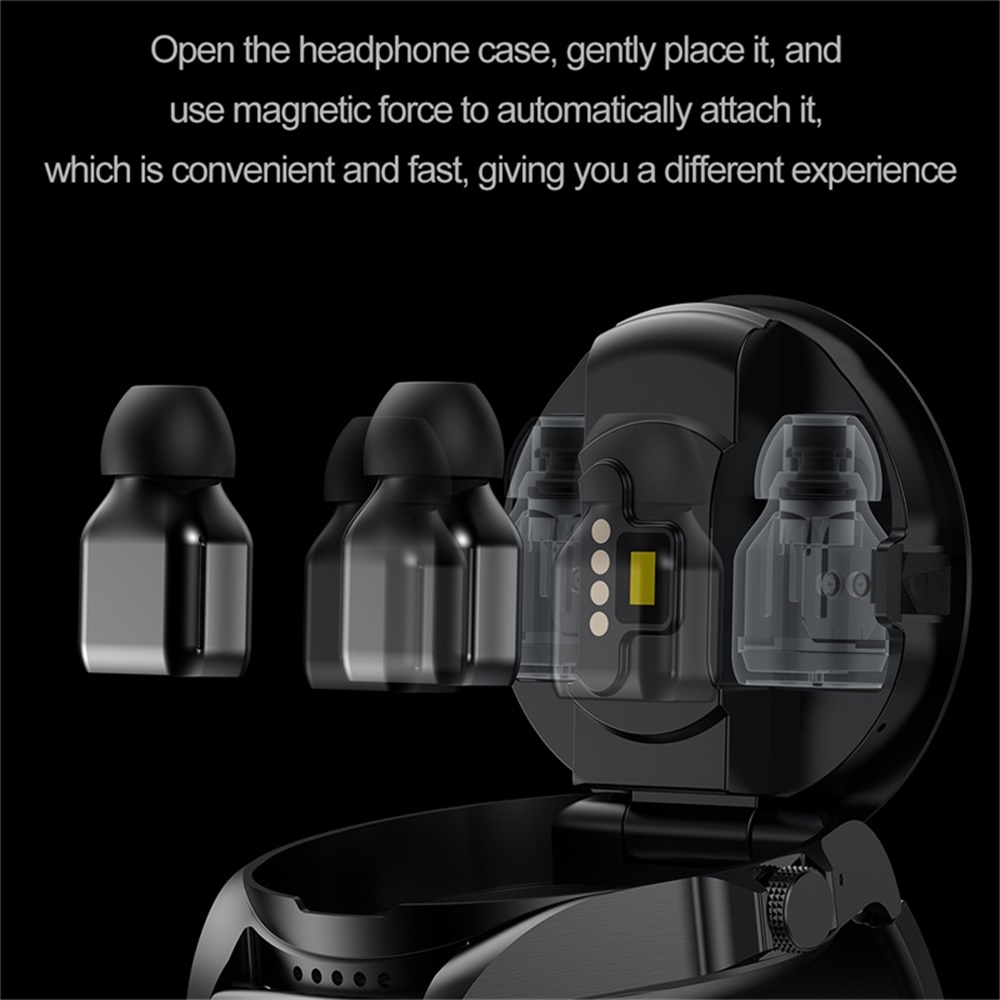 ساعة ذكية جديدة 696 مع سماعات  - مراجعة Smartwatch Headset وسعره