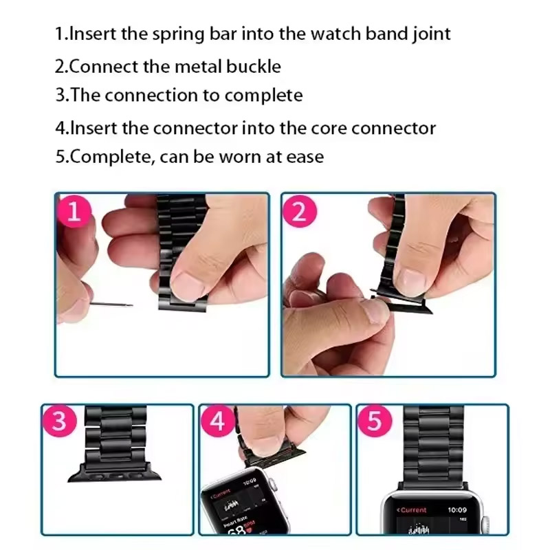 موصل حزام الساعات لساعة أبل ال - مراجعة Watch Band Connector وسعره