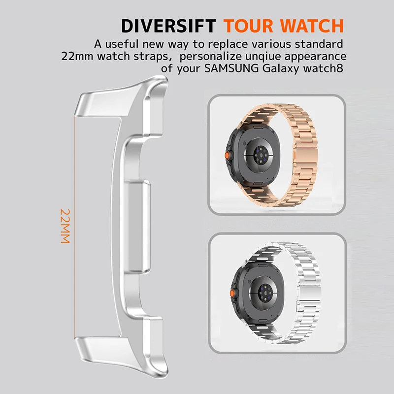 22 مللي متر حزام الساعات موصل  - مراجعة Watch Band Connector وسعره